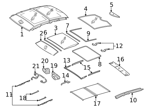 Sunroof for 2014 Mercedes-Benz C63 AMG #2