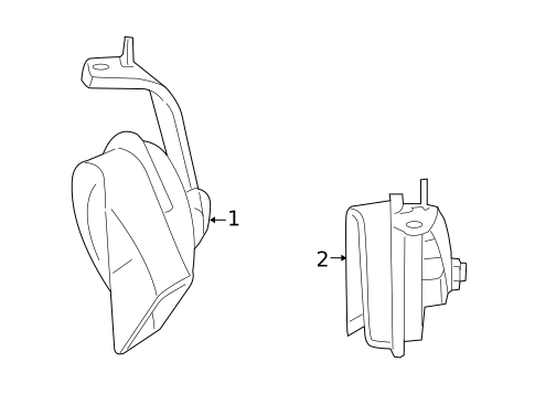 Horn for 2009 Mercedes-Benz CL 550 #0