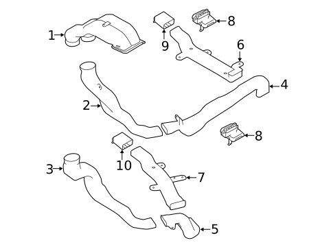 Ducts for 2022 Land Rover Range Rover Sport #2