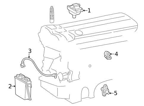 Ignition System for 1999 Mercedes-Benz C230 #0