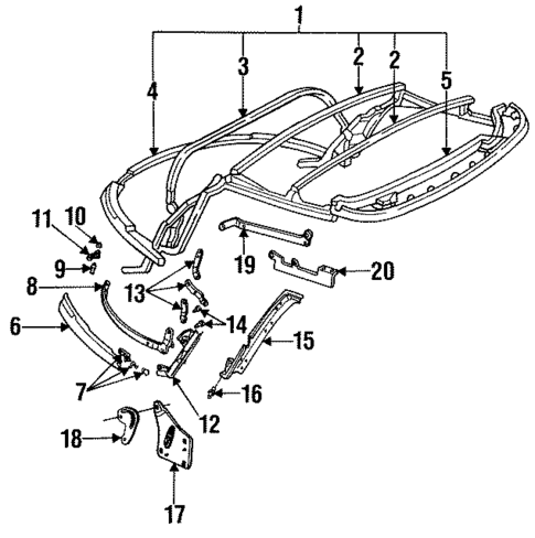 Cover & Components for 1991 Buick Reatta #0