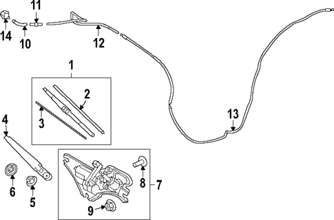 Wiper & Washer Components for 2022 Hyundai Tucson #2