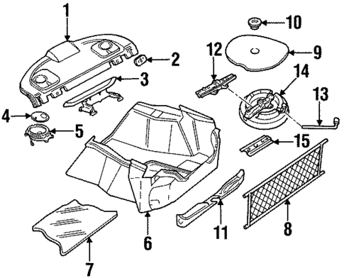 Interior Trim - Rear Body for 1999 Oldsmobile Intrigue #0