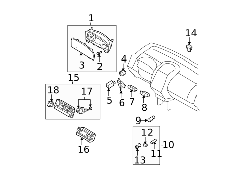 Switches, Solenoids & Actuators for 2010 Ford Edge #2