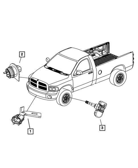 Sensors for 2009 Dodge Ram 2500 #2