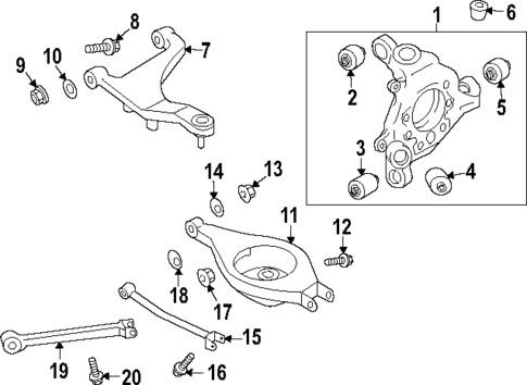 Rear Suspension for 2019 Nissan 370Z #2