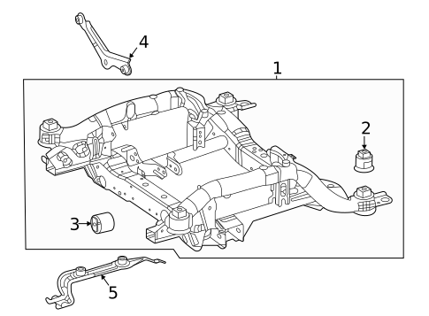 Suspension Mounting for 2021 Mercedes-Benz GLE350 #1