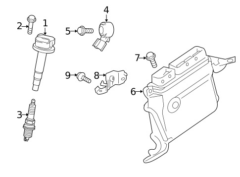Powertrain Control for 2014 Toyota Prius V #1