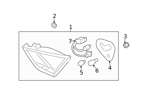 Backup Lamps for 2012 Hyundai Sonata #0