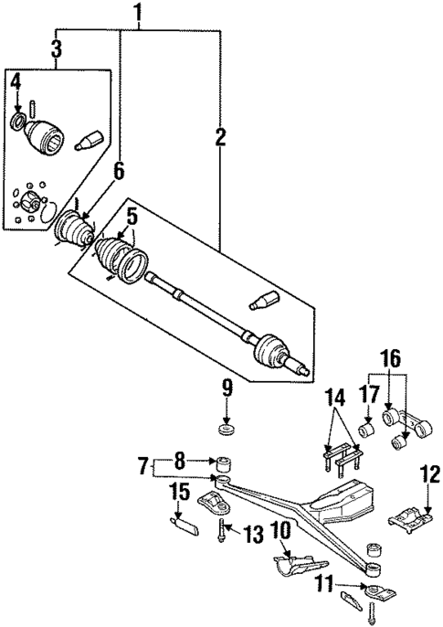 Axle Shaft for 1991 Subaru Legacy #0