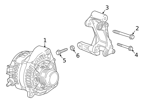 Alternator for 2019 Cadillac CTS #0