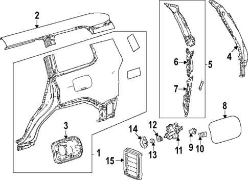 Quarter Panel & Components for 2025 Toyota Land Cruiser #0