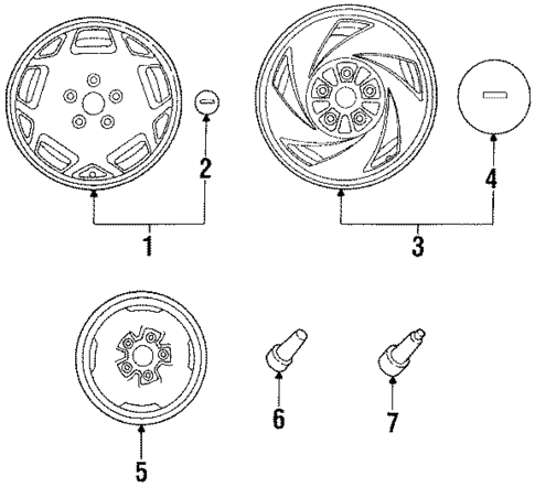 Wheels for 1992 Mazda MX-6 #1