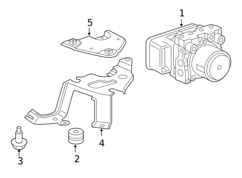 ABS Components for 2009 Honda Civic #0
