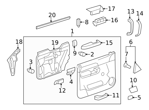 Front Door for 2014 Chevrolet Silverado 2500 HD #2