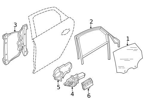 Rear Door for 2016 Audi A8 Quattro #1