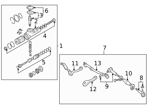 Steering Gear & Linkage for 2001 GMC Jimmy #3