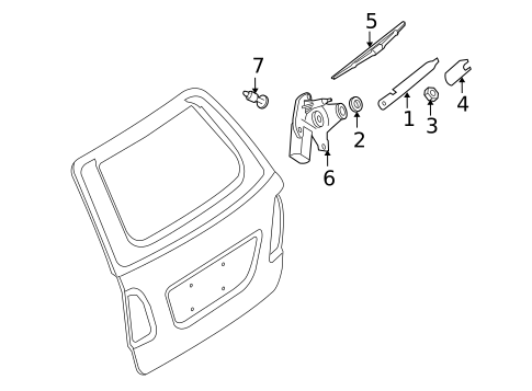 Wipers for 2008 Mercedes-Benz ML320 #1