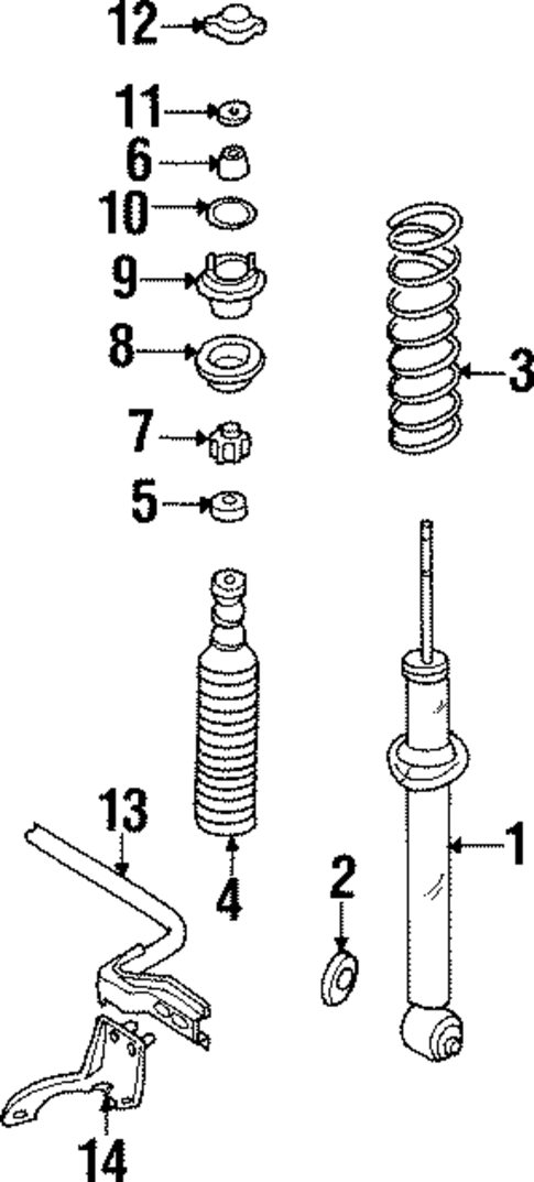 Shocks & Components for 2001 INFINITI Q45 #0