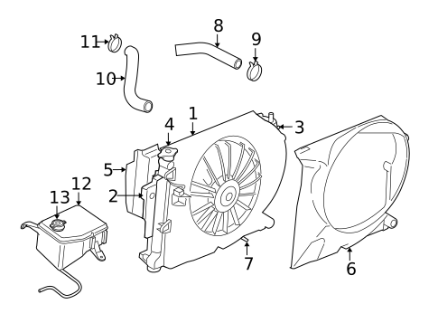 Radiator & Components for 2005 Jeep Grand Cherokee #0