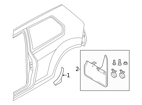 Exterior Trim - Quarter Panel for 2015 Volkswagen GTI #0