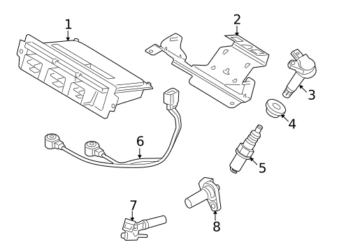 Powertrain Control for 2008 Ford Taurus X #0