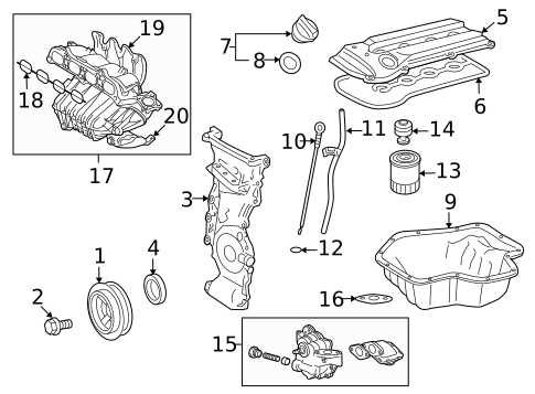 Engine Parts for 2009 Lexus LX570 #11