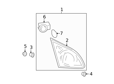 Bulbs - Chassis for 2014 Nissan Rogue Select #4