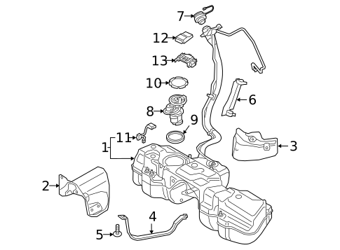 Fuel System Components for 2022 Audi RS Q8 #0