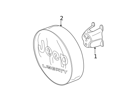 Carrier & Components for 2007 Jeep Liberty #0