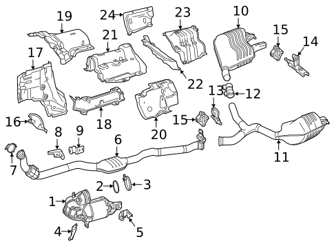 Exhaust Components for 2021 Mercedes-Benz AMG® GT 63 S #3