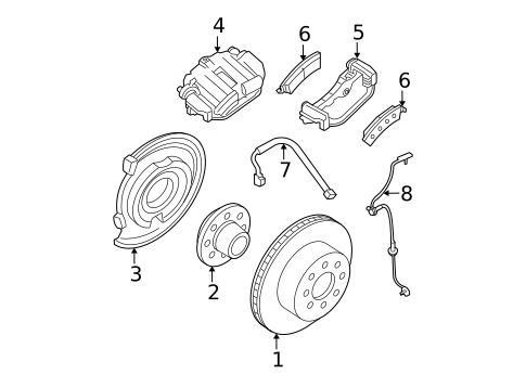 Brake Components for 2007 Cadillac Escalade EXT #0