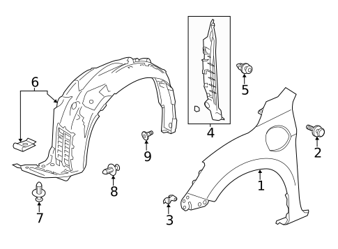 Fender & Components for 2014 Honda Accord #0