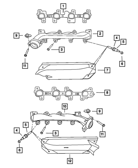 Manifolds for 2007 Dodge Durango #0