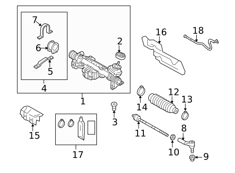 Steering Gear & Linkage for 2015 Volkswagen Golf #18