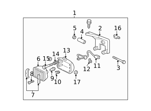 Fog Lamps for 1996 Chevrolet K1500 Pickup #0