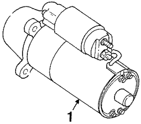 Starter for 1997 Ford Taurus #1
