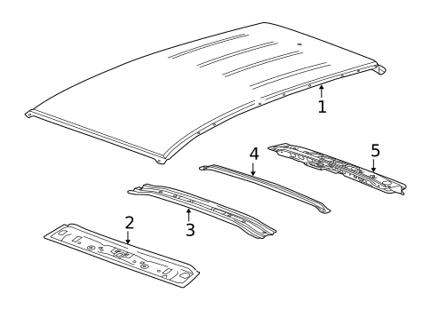 Roof & Components for 2016 Buick Envision #0