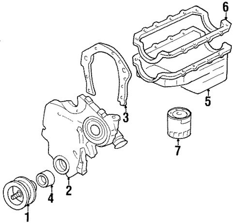 Engine Parts for 1994 Pontiac Grand Am #0