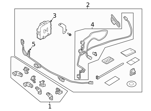 Electrical Components for 2021 Honda Clarity #1