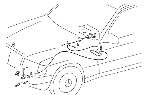 Outside Temperature Indicator for 1989 Mercedes-Benz 190E #1