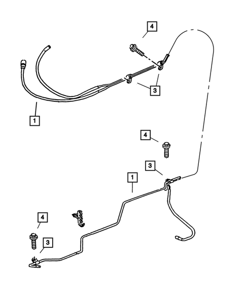 Fuel Lines for 2004 Dodge Dakota #0