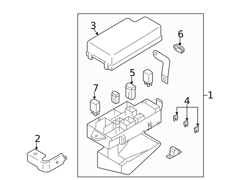 Electrical Components for 2004 Subaru Baja #0