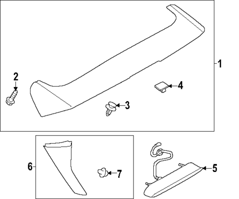 Spoiler for 2024 Subaru Crosstrek #0