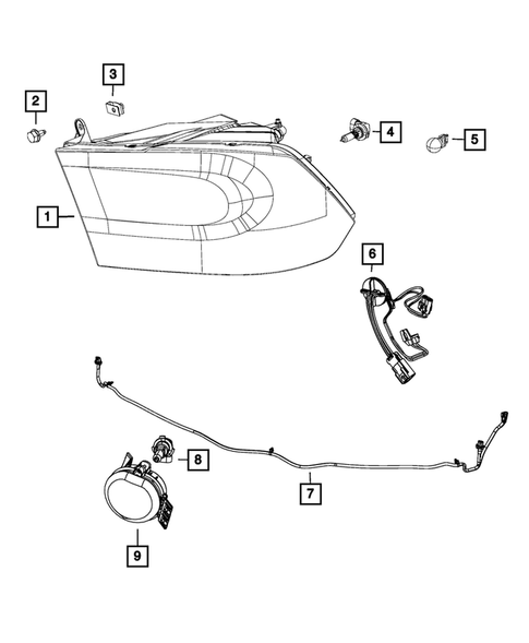 Lamps-Interior and Exterior for 2013 Ram 3500 #2