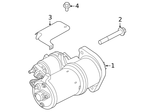 Starter for 2020 Land Rover Defender 110 #0