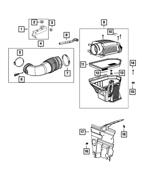 Air Cleaner for 2018 Dodge Challenger #3