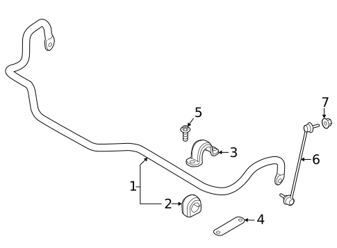 Stabilizer Bar & Components for 2023 BMW M440i #1