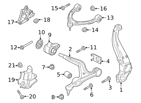 Suspension Components for 2020 Porsche Panamera #1