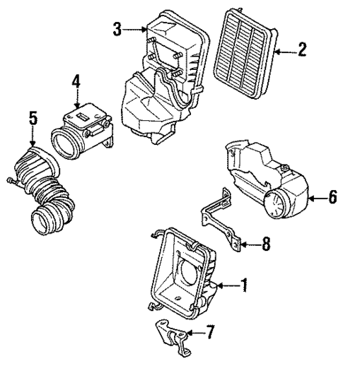 Powertrain Control for 1994 Mitsubishi Expo #0